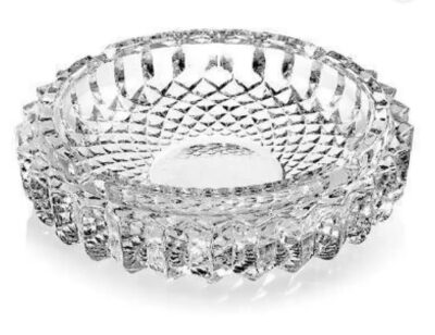 Vintage Crystal Ashtray Large
