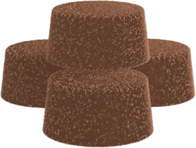 Biggies - Root Beer Float Live Resin Gummies 4x2.5:2.5 | 10mg THC : 10mg CBD