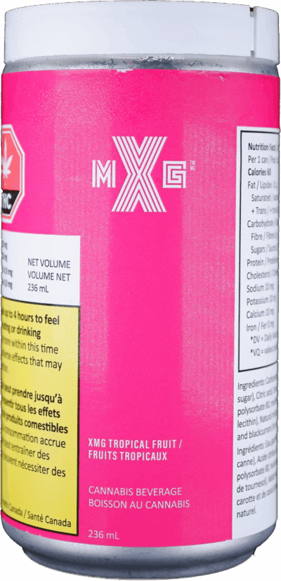 XMG - Tropical Fruit Sparkling Water | 10mg THC