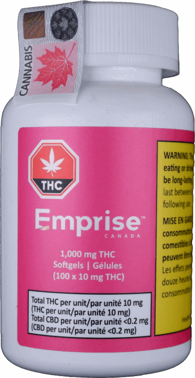 Emprise - THC 10 Softgels 100x10mg | 1000mg THC