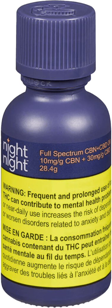 NightNight - Full Spectrum CBN+CBD Oil |10mg CBN 30mg CBD