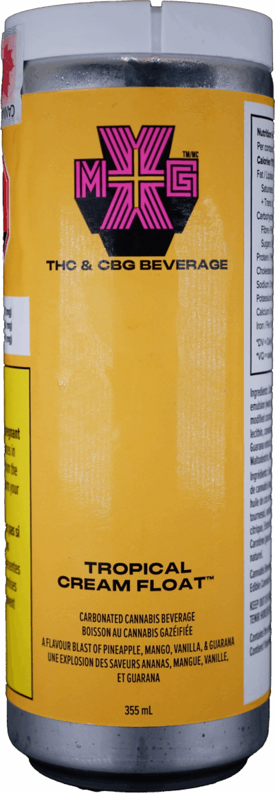 XMG+ - Tropical Cream Float Soda | 10mg THC : 10mg CBG