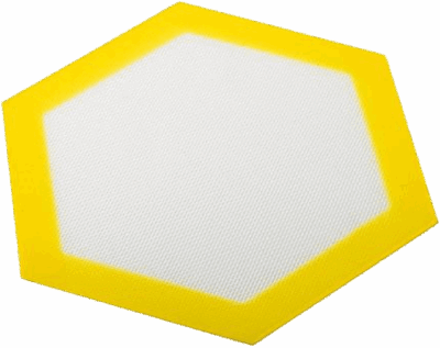 Hex - Silicone Dab Mat 9"