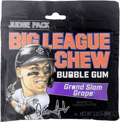 Big League Chew - Aaron Judge Grand Slam Grape