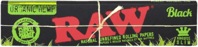 Raw - Organic Hemp Black King Size Slim Papers