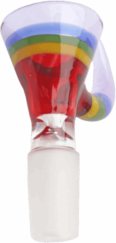 Karma - Curved Tail Bowl | 14mm | Rainbow